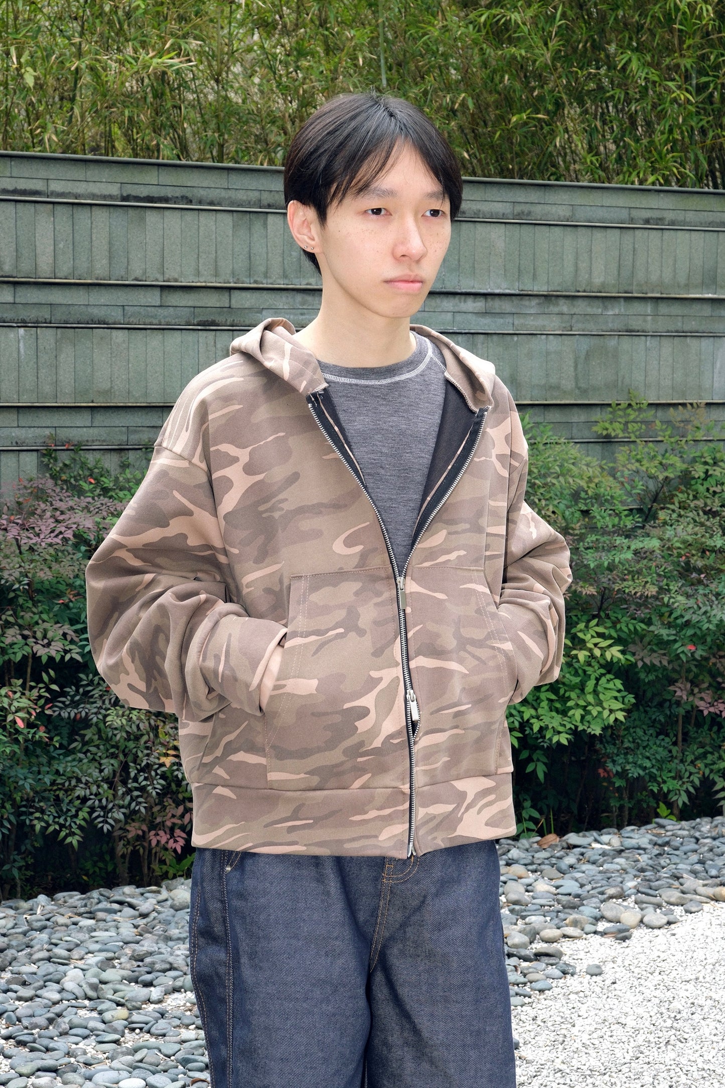 Camo Cloudy Zip Up (BEST!)