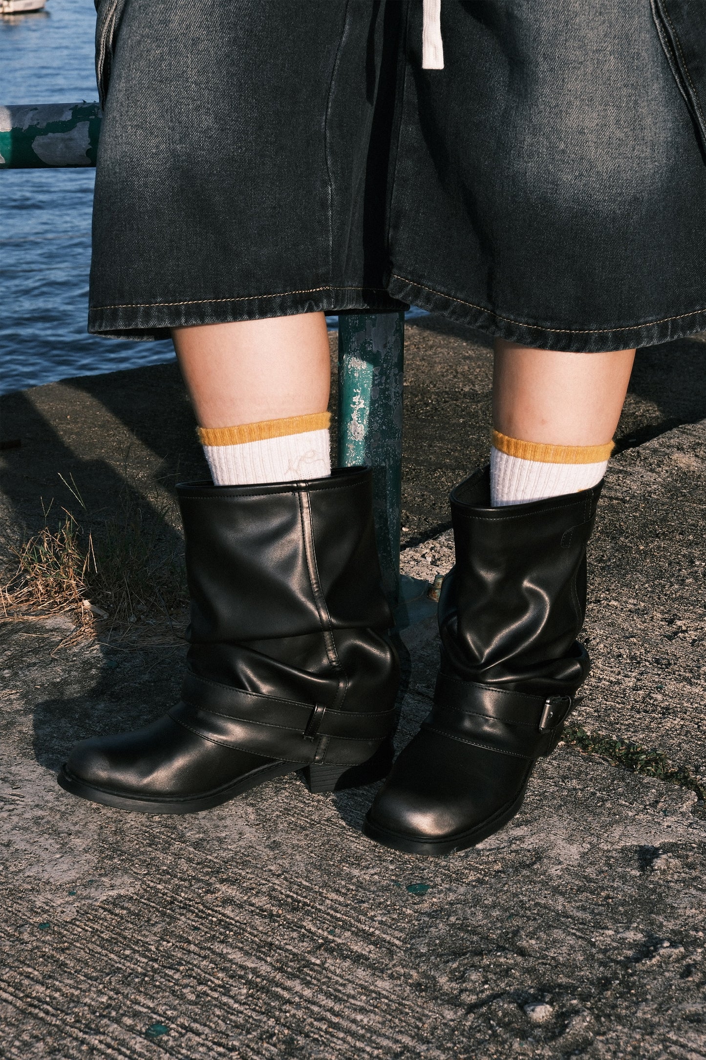 Metal Brush Boots