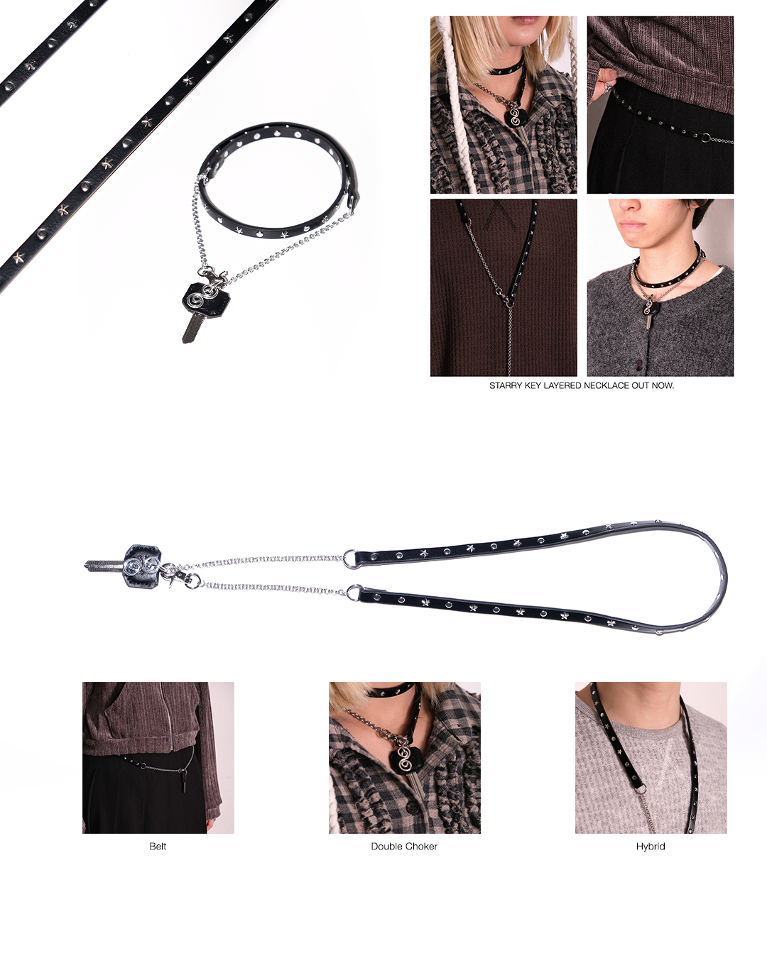 Starry Key Layered Necklace
