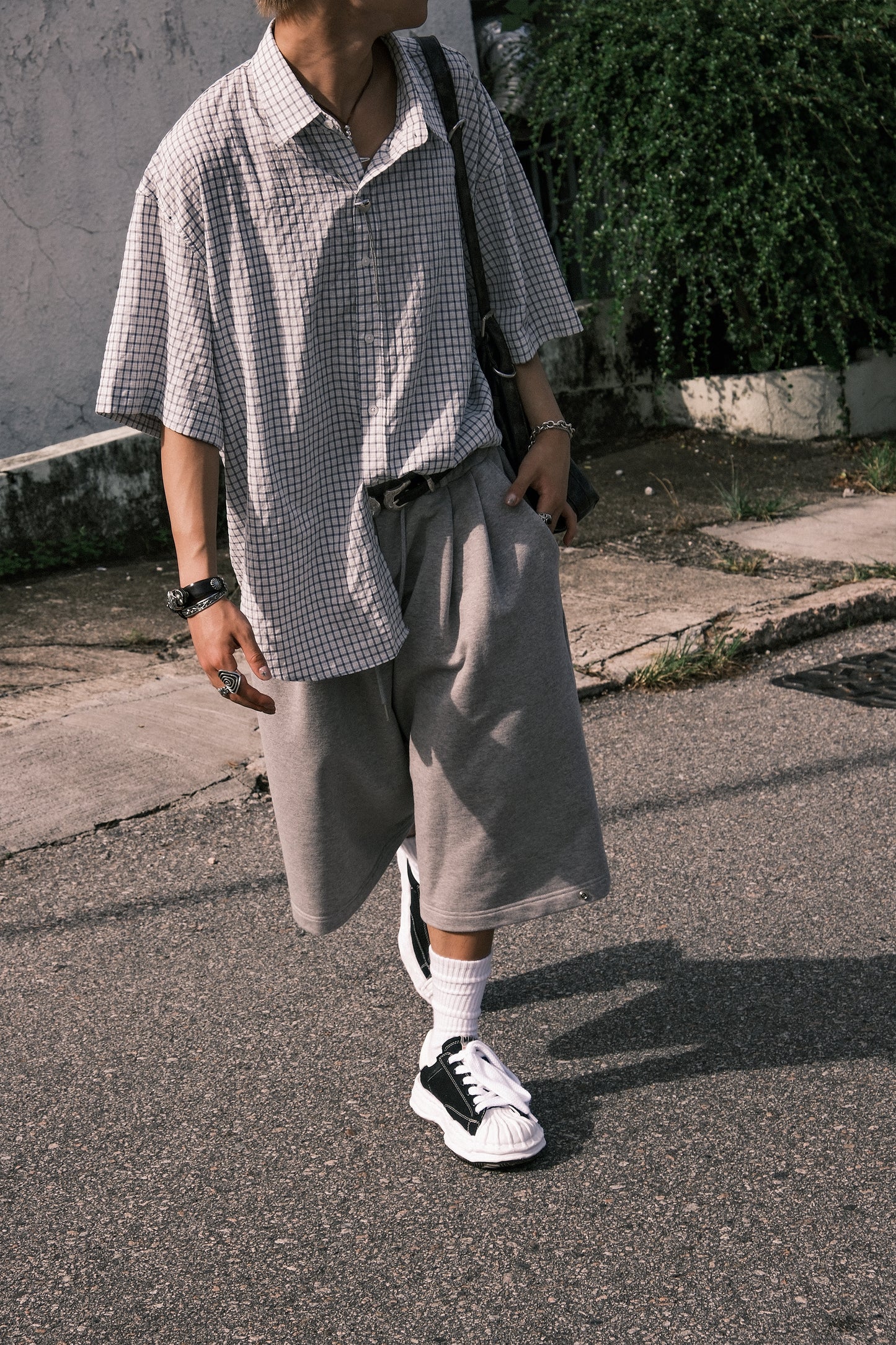 Belt Loop Sweat Shorts