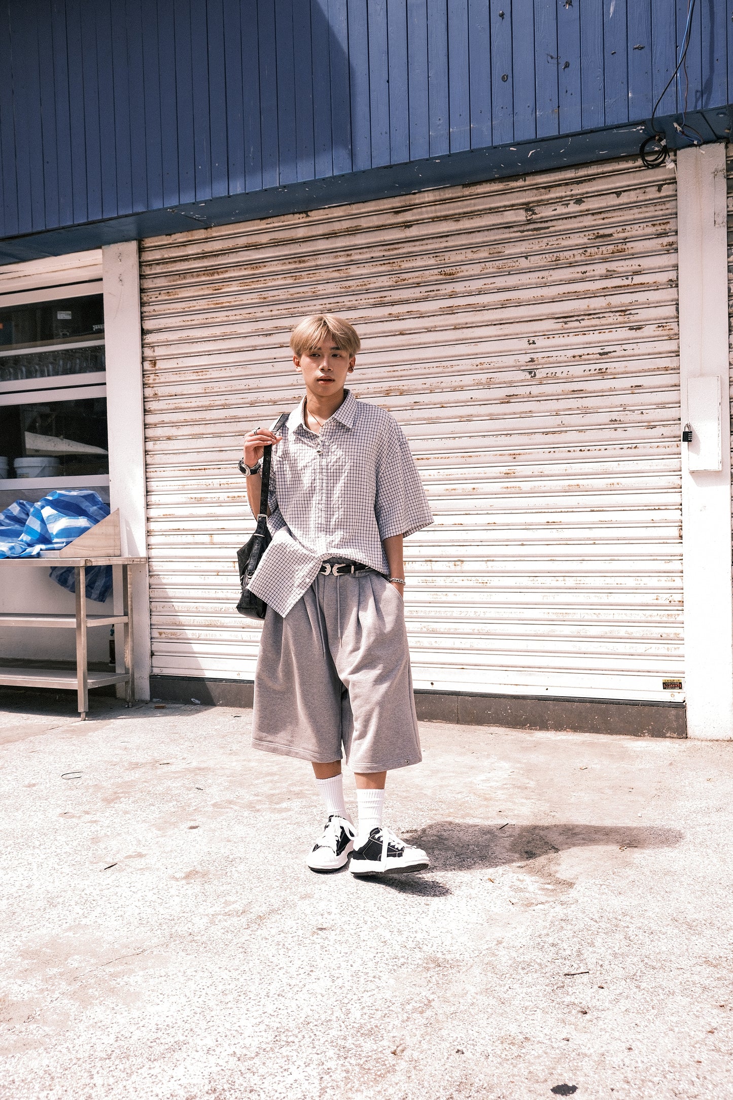 Belt Loop Sweat Shorts