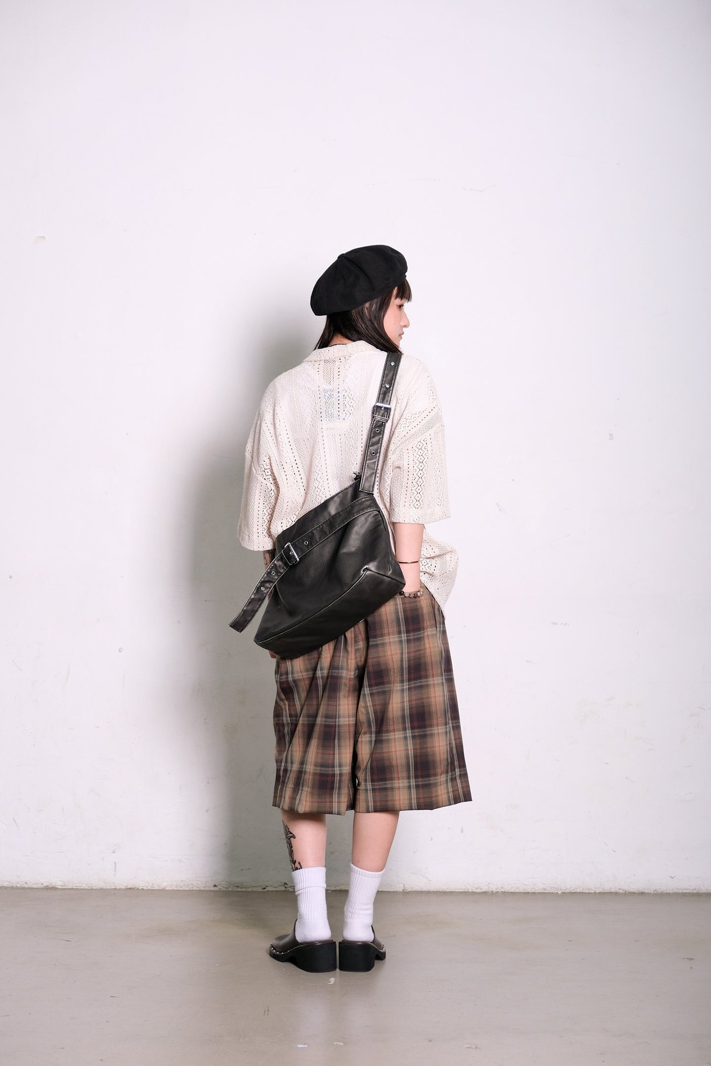 Leather Belt 2way Bag