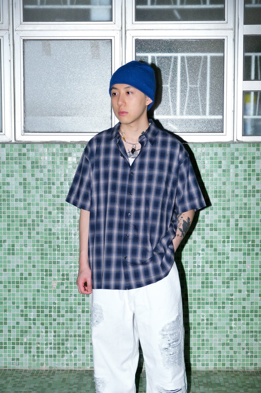 Natural Checker Shirt