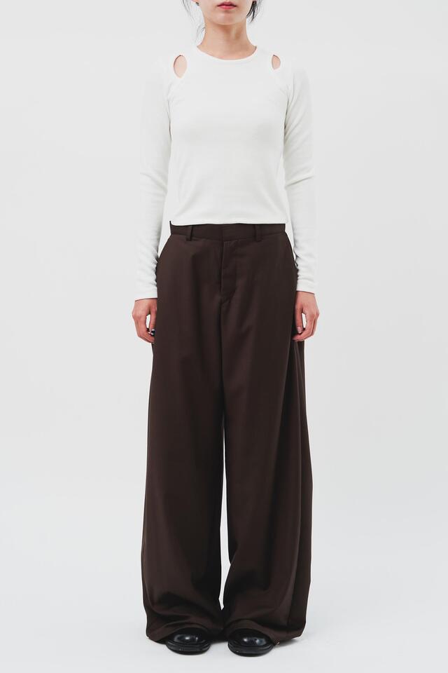 Snap Maxi Wide Trousers