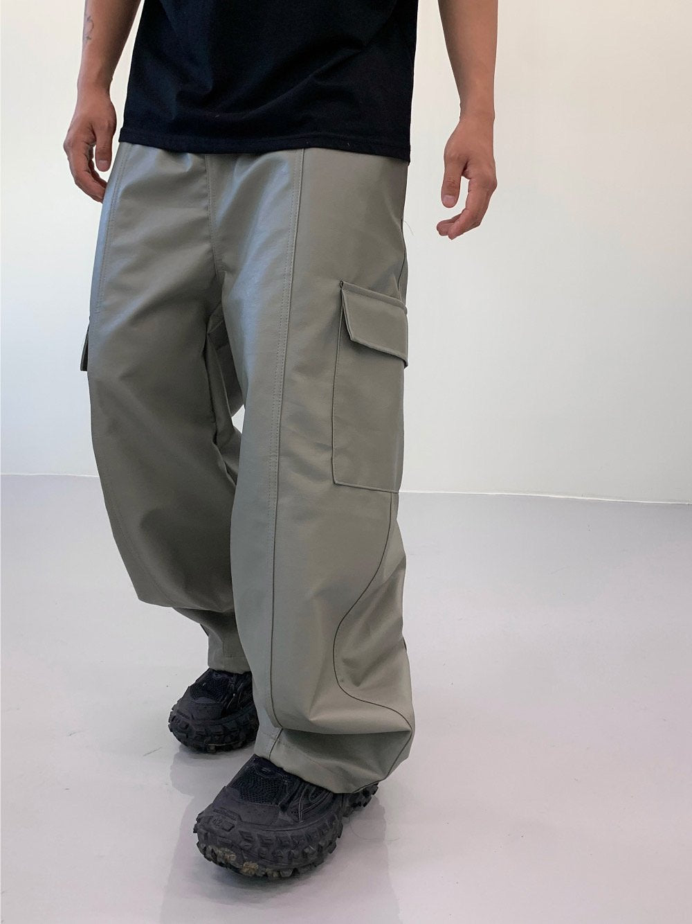Pocket Leather Pants