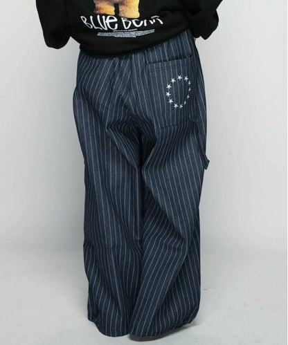 Star Striped Balloon Pants