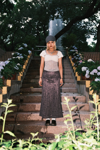 Jacquard Flower Skirt