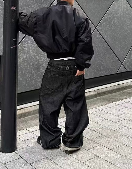 Bowling Roll Up Raw Denim