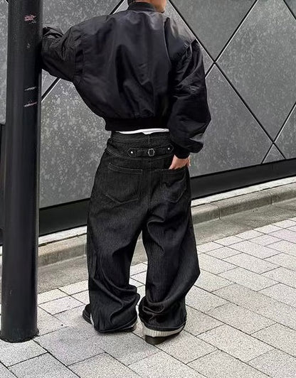 Bowling Roll Up Raw Denim