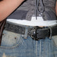 Vintage Flower Studded Belt