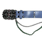 Vintage Rhinestone Leather Belt