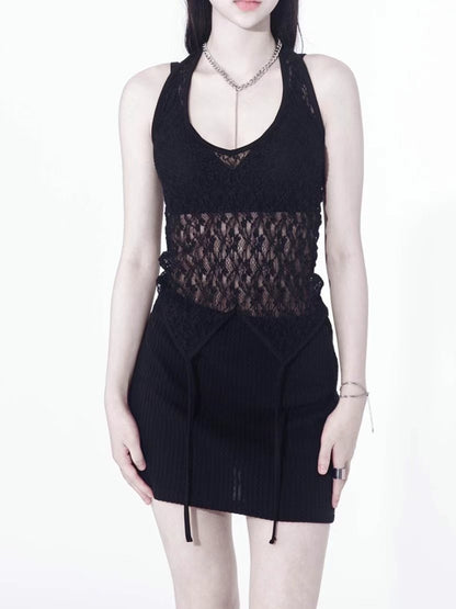 Halter Lace Tank