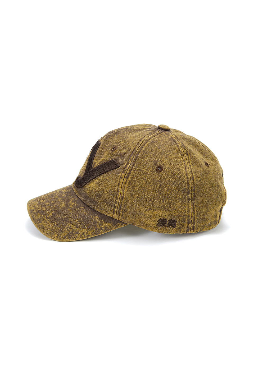 YY COTTON BALL CAP, YELLOWISH BROWN