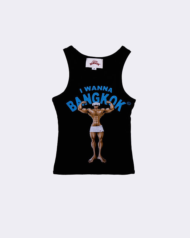 Black Sauna Tank Top