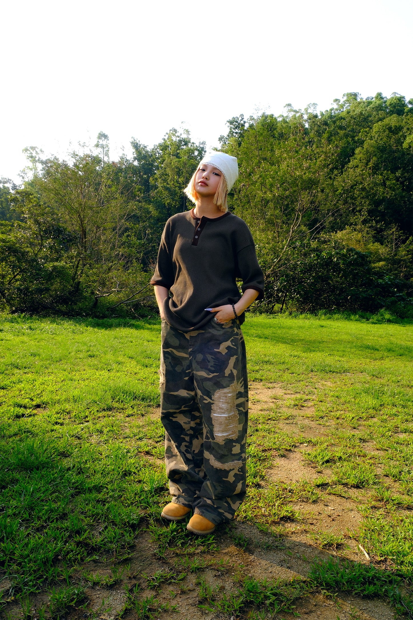 Damage Layer Jeans