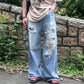 Slash Flare Jeans