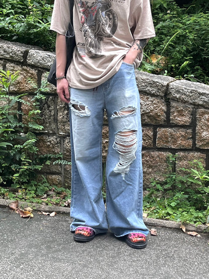 Slash Flare Jeans