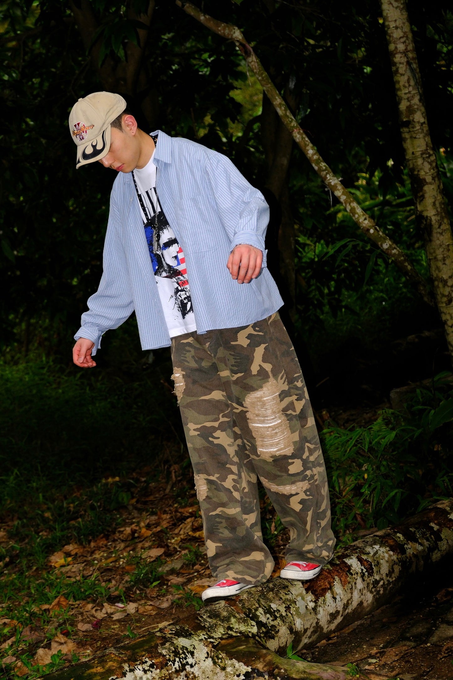 Damage Layer Jeans