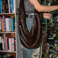 Croissant leather bag