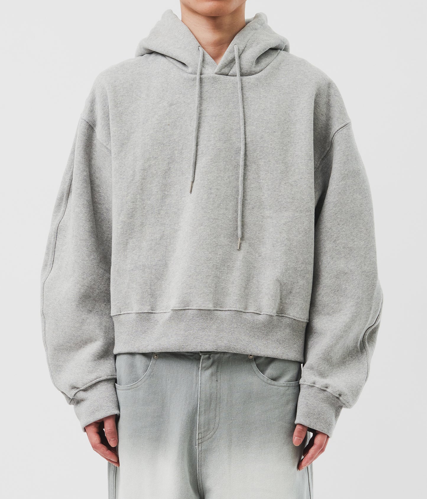 Rounding Cropped Hoodie