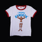 White Sauna Boy Ringer Tee