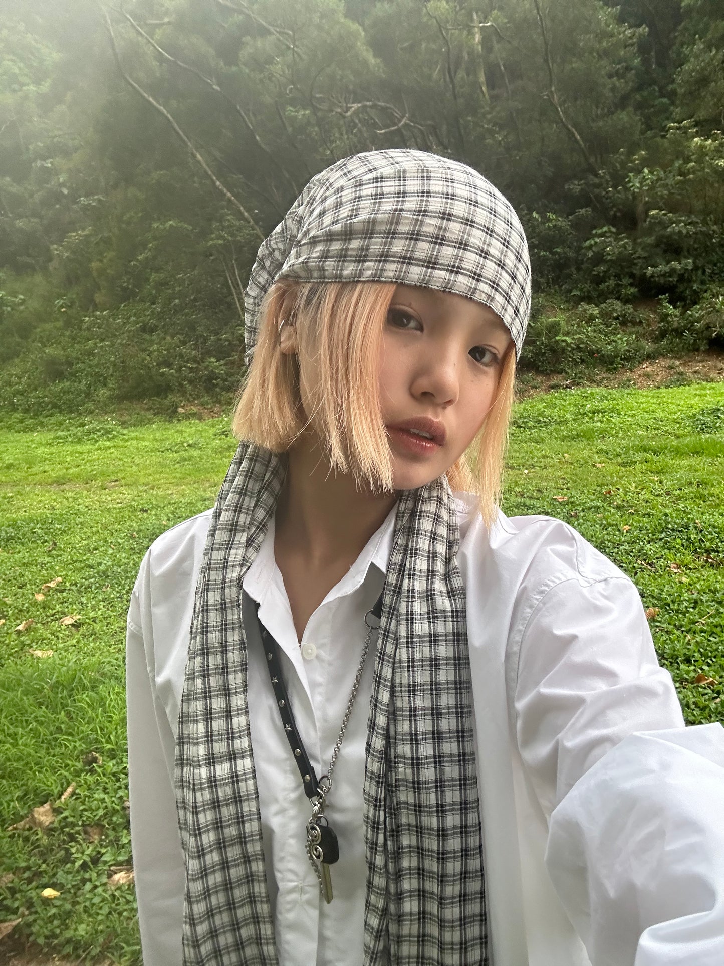 Checker Multi Wear Scarf