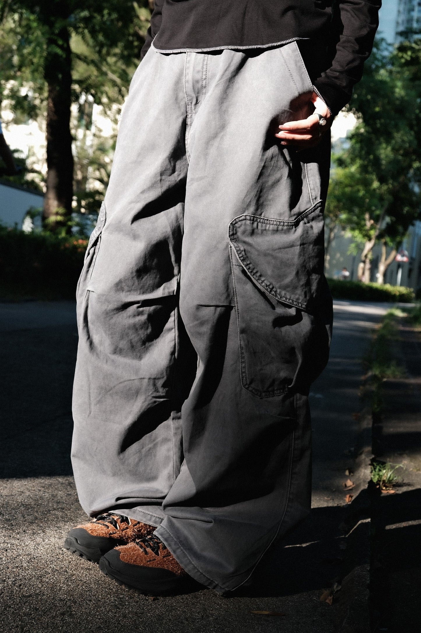 Heart Pocket Cargo Pants