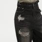 Wide Leg Distressed Jeans