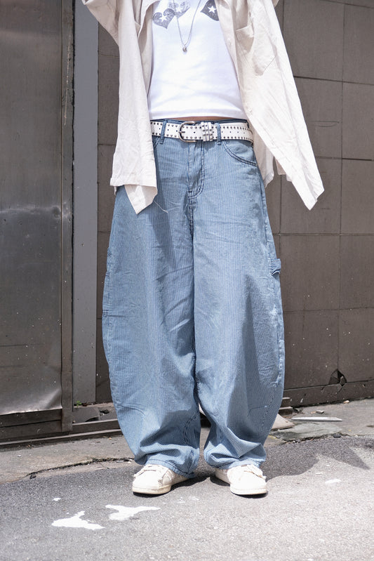 Summer Stripe Wide Pants