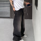Kolora Lava Denim Larĝa Jeans 