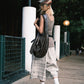 Croissant leather bag