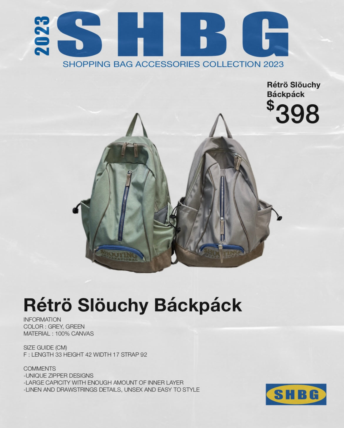 Retro Slouchy Backpack