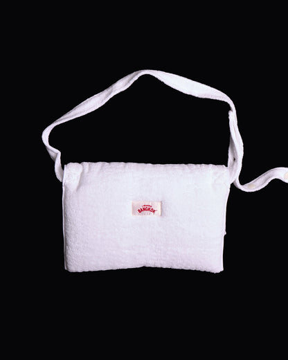 White Towel Cross Body Bag