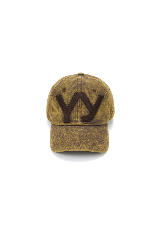 YY COTTON BALL CAP, YELLOWISH BROWN