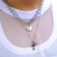 [Unisex] Double Cross Necklace