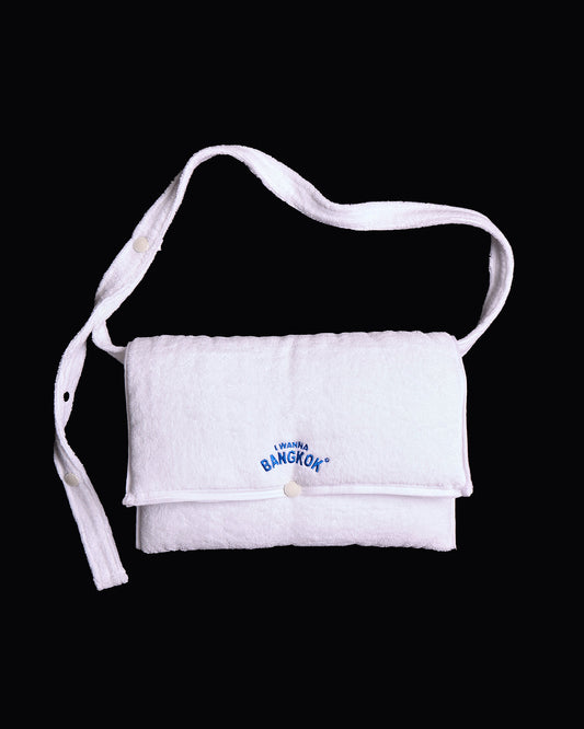 White Towel Cross Body Bag