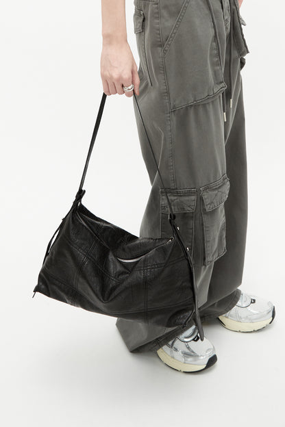 Matte Leather 2way Bag