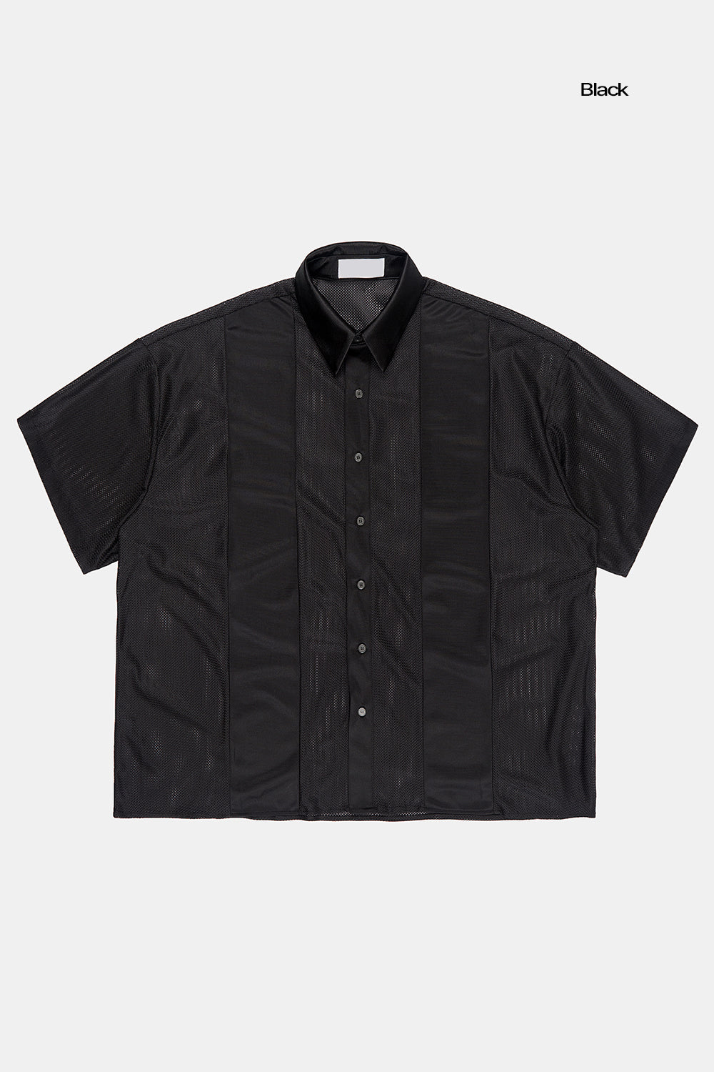 Mesh Jersey Mixed Shirt