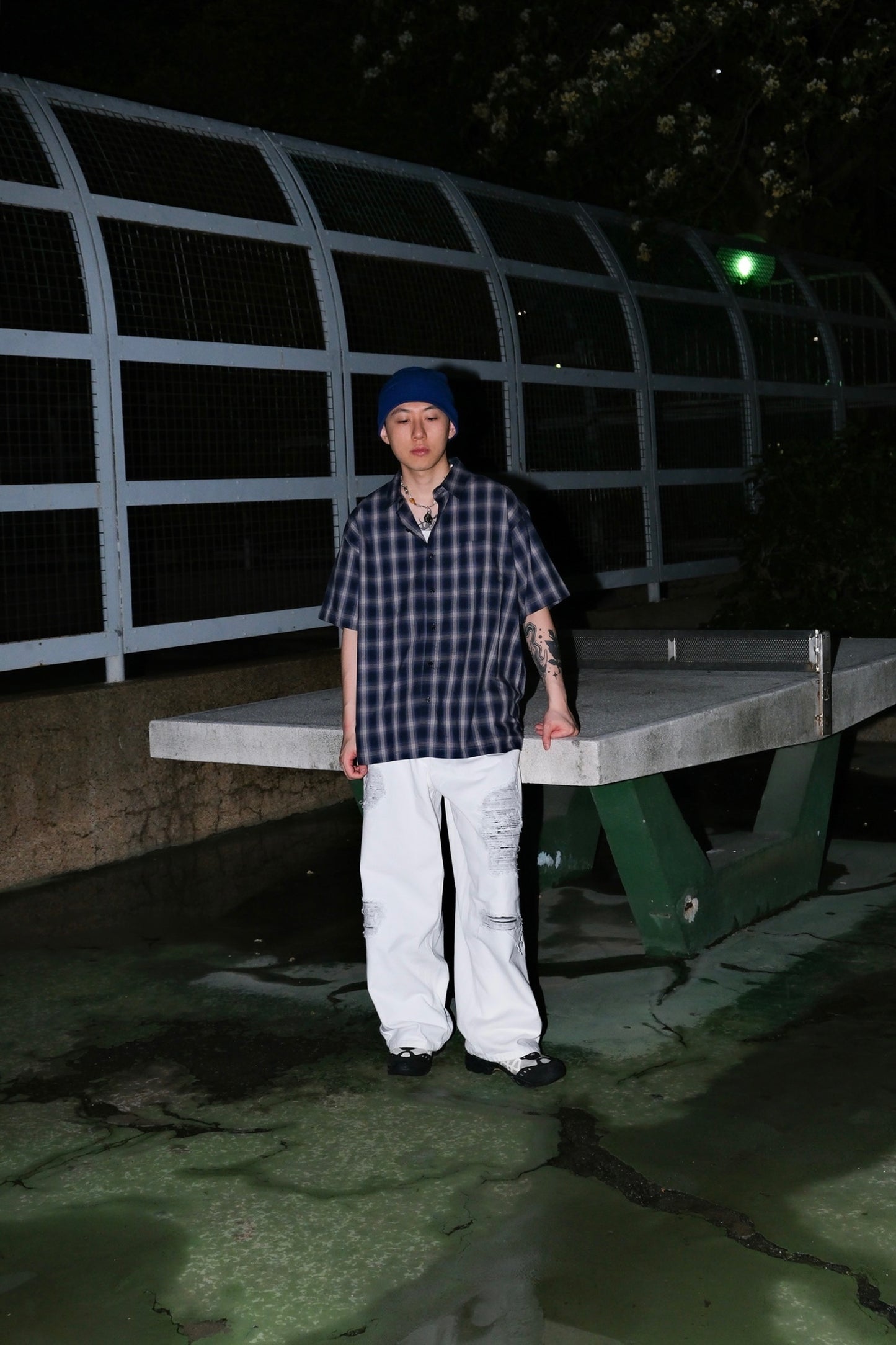 Natural Checker Shirt