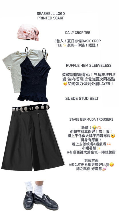 Stage Bermuda Trousers (black)