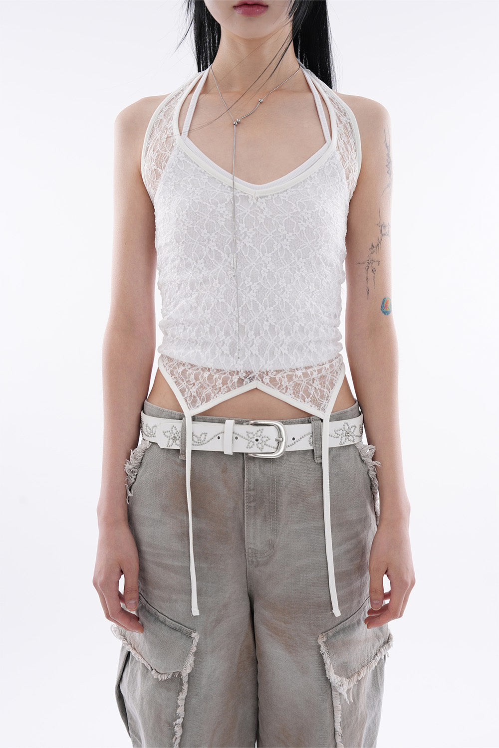 Halter Lace Tank