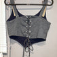 Band Print Remake Corset 05