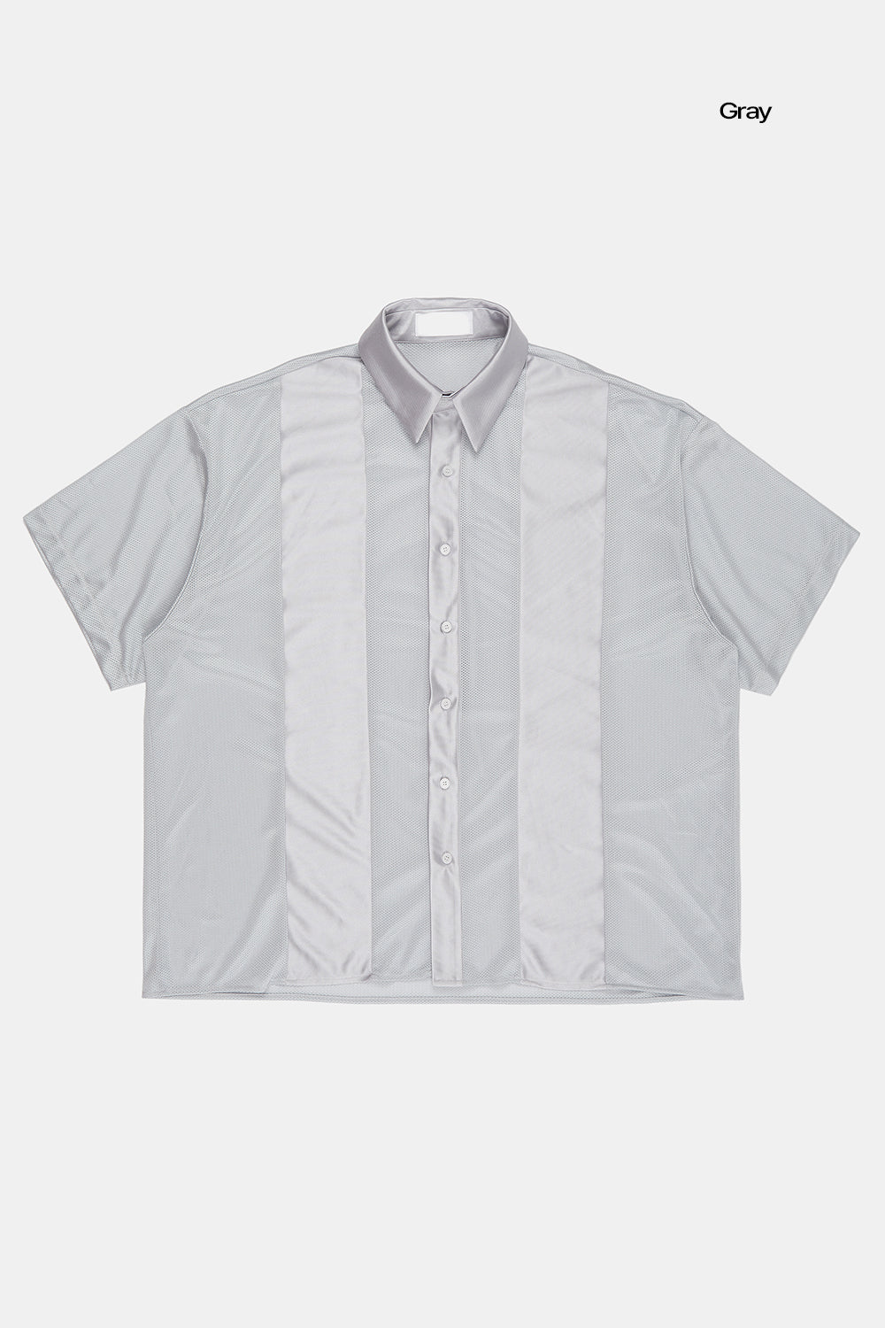 Mesh Jersey Mixed Shirt