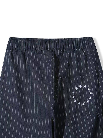 Star Striped Balloon Pants