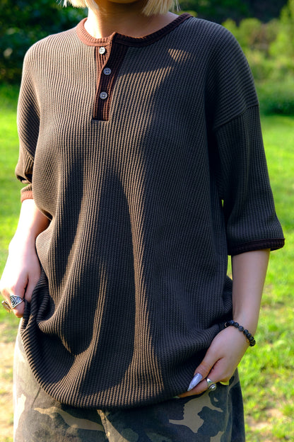 Henry Waffle Tee