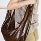 Croissant leather bag