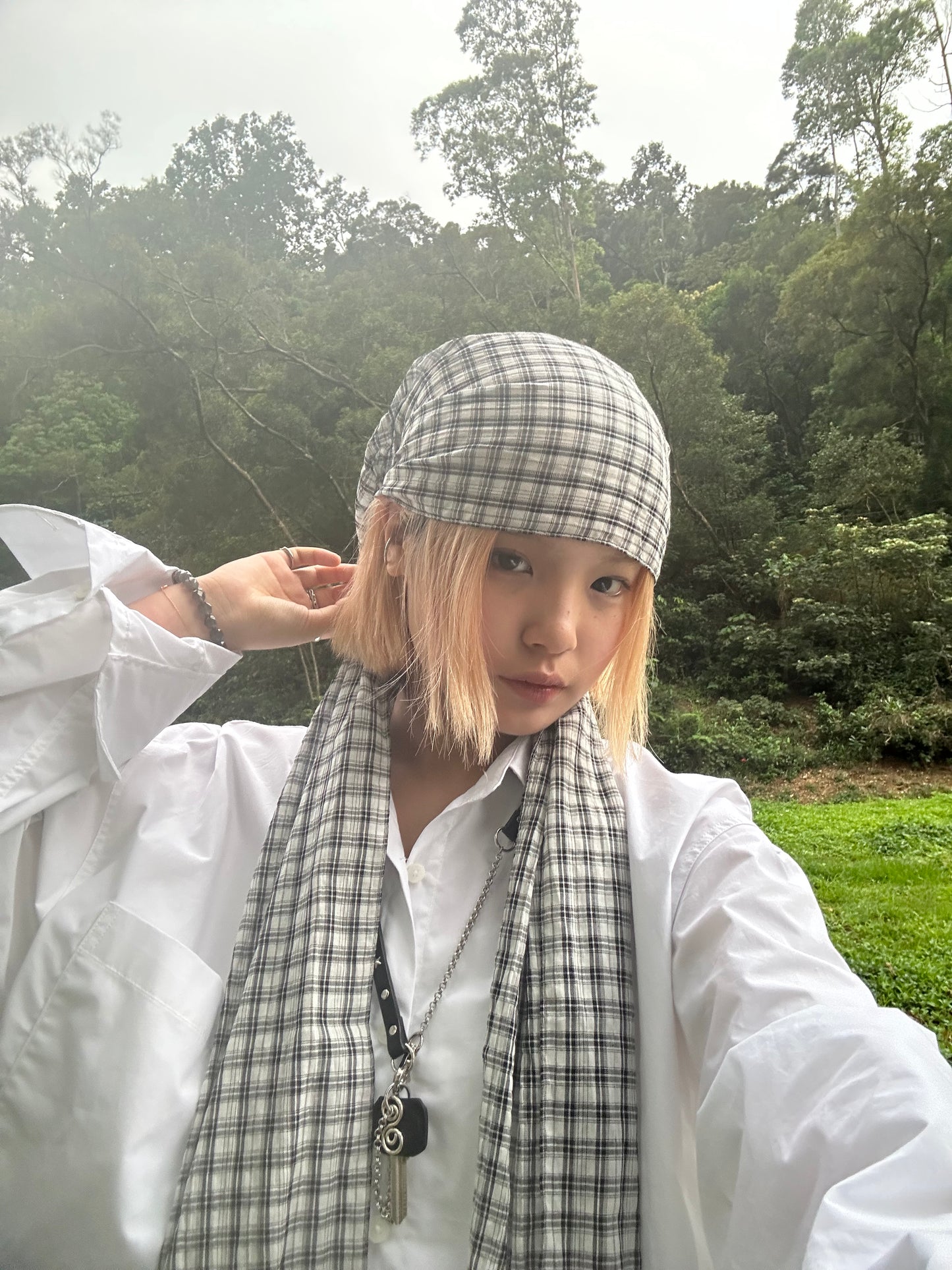 Checker Multi Wear Scarf