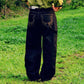 Western Raw Jeans