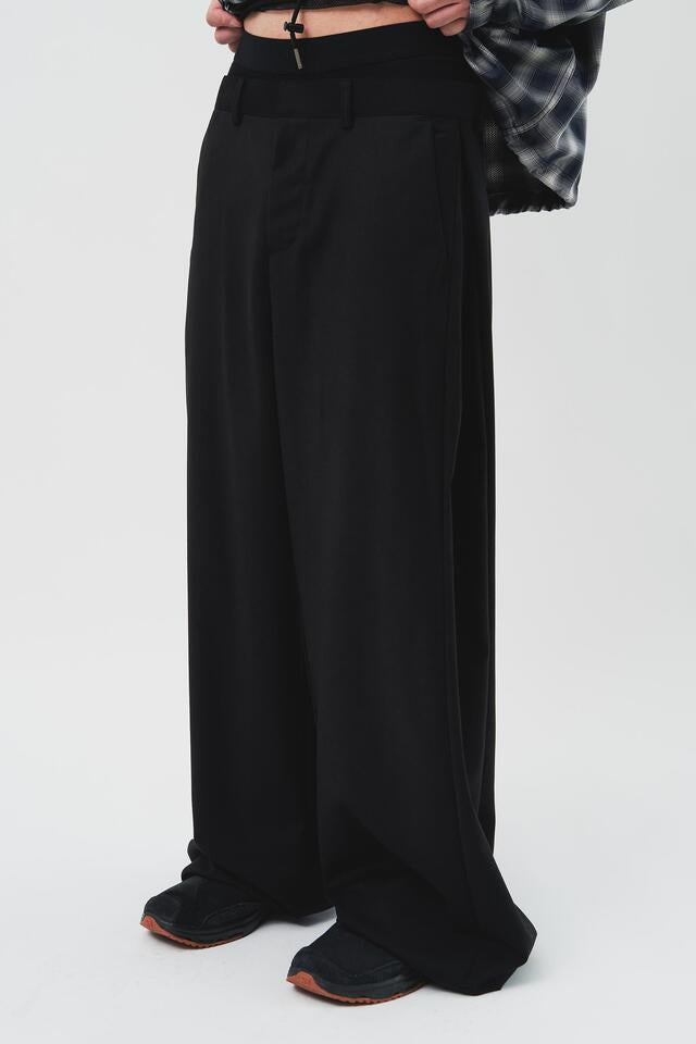 Snap Maxi Wide Trousers