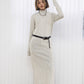 Coquette Knit Long Dress
